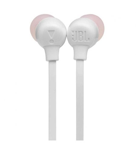 JBL Tune T125BT White Bluetooth Wireless In-Ear Headphones, 20Hz-20kHz, 16 Ohms, 96dB, Microphone, Remote, BT5.0, 120 mAh Lithium-Ion Polymer up to 16 hours,