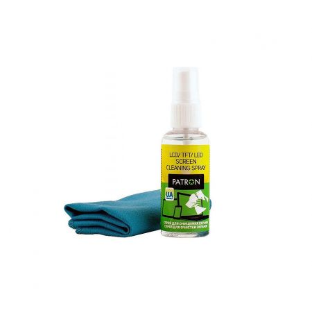 Cleaning set for screens PATRON "F3-015" (Sprey 50ml+Wipe) Patron