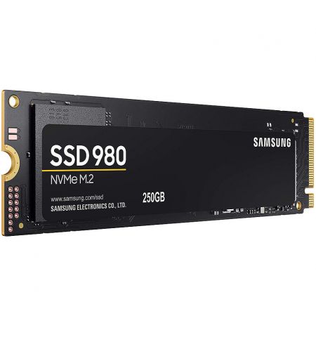 250GB SSD NVMe M.2 Gen3 x4 Type 2280 Samsung 980 MZ-V8V250BW, Read 2900MB/s, Write 1300MB/s