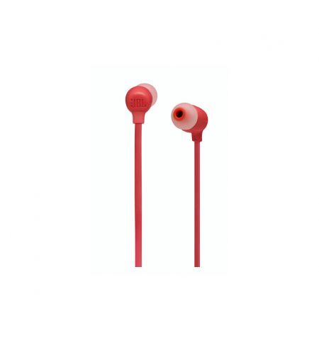 JBL Tune T125BT Red Bluetooth Wireless In-Ear Headphones, 20Hz-20kHz, 16 Ohms, 96dB, Microphone, Remote, BT5.0, 120 mAh Lithium-Ion Polymer up to 16 hours,