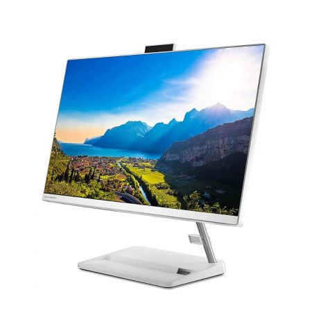 Компьютер моноблок 23.8 Lenovo IdeaCentre AIO 3 24ITL6 White, Intel Core i3-1115G4 2C/4T 3.0-4.1GHz, 6MB/8GB DDR4/SSD 256GB/Intel UHD Graphics/Webcam HD/Speakers 2x3W/WiFi 802.11AX+BT 5.0/Gigabit LAN/23.8 FullHD IPS (1920x1080)/Wireless Keyboard&Mouse/No Компьютер моноблок 23.8 Lenovo IdeaCentre AIO 3 24ITL6 White, Intel Core i3-1115G4 2C/4T 3.0-4.1GHz, 6MB/8GB DDR4/SSD 256GB/Intel UHD Graphics/Webcam HD/Speakers 2x3W/WiFi 802.11AX+BT 5.0/Gigabit LAN/23.8 FullHD IPS (1920x1080)/Wireless Keyboard&Mouse/No