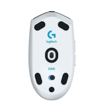 Мышь беспроводная Logitech Gaming Mouse G305 Lightspeed Wireless White, High-speed, Hero Gaming Sensor,  6 Programmable buttons, 200-12000 dpi, 1ms report rate, White, 910-005291 Мышь беспроводная Logitech Gaming Mouse G305 Lightspeed Wireless White, High-speed, Hero Gaming Sensor,  6 Programmable buttons, 200-12000 dpi, 1ms report rate, White, 910-005291