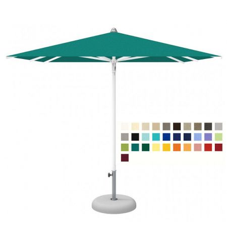 Зонт CREMA CRONO CR250 (Италия), диаметр 250 cм + Чехол для хранения зонта + опора (80 см) для установки в утяжеляющую базу + База для зонта B26 (35kg) (Зонт для сада террасы бассейна)