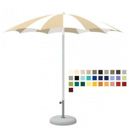 Зонт CREMA PEGASO PE24 (Италия), диаметр 240 cм без полей (без волана) + Ветрозащитный купол + Чехол из PVC + опора (80 см) для установки в утяжеляющую базу + База для зонта B24 (50kg) (Зонт для сада террасы бассейна) Зонт CREMA PEGASO PE24 (Италия), диаметр 240 cм без полей (без волана) + Ветрозащитный купол + Чехол из PVC + опора (80 см) для установки в утяжеляющую базу + База для зонта B24 (50kg) (Зонт для сада террасы бассейна)