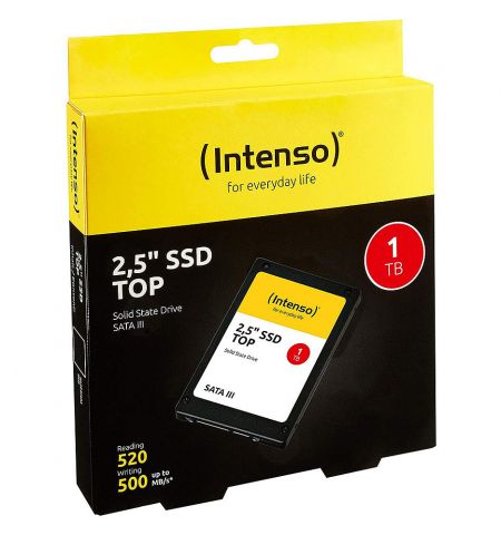 Внутрений высокоскоростной накопитель 1TB SSD 2.5" Intenso Top (3812460), 7mm, Read 520MB/s, Write 500MB/s, SATA III 6.0 Gbps (solid state drive intern SSD/Внутрений высокоскоростной накопитель SSD) Внутрений высокоскоростной накопитель 1TB SSD 2.5" Intenso Top (3812460), 7mm, Read 520MB/s, Write 500MB/s, SATA III 6.0 Gbps (solid state drive intern SSD/Внутрений высокоскоростной накопитель SSD)