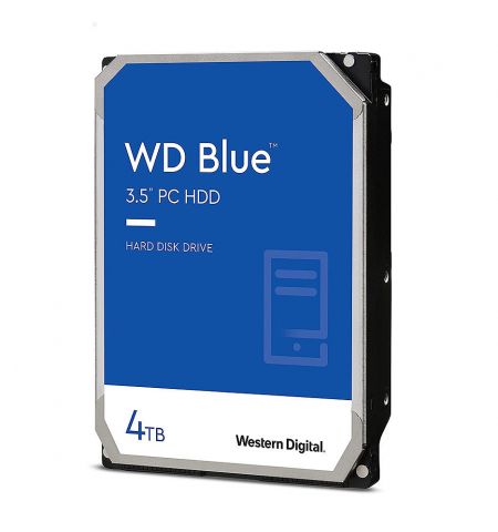 Жесткий диск 3.5 HDD 4TB Western Digital Blue WD40EZAZ, 5400 rpm, SATA3 6GB/s, 256MB
