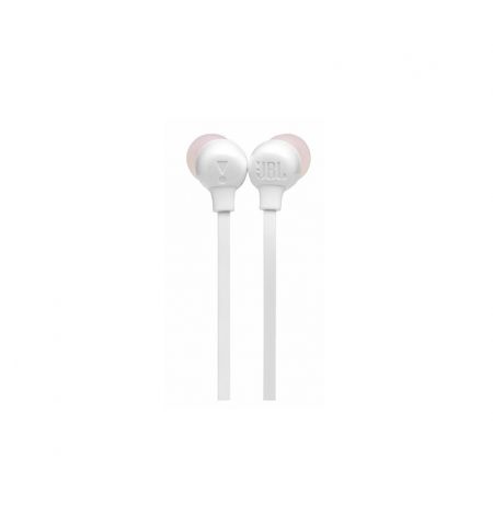 JBL Tune T125BT White Bluetooth Wireless In-Ear Headphones, 20Hz-20kHz, 16 Ohms, 96dB, Microphone, Remote, BT5.0, 120 mAh Lithium-Ion Polymer up to 16 hours,
