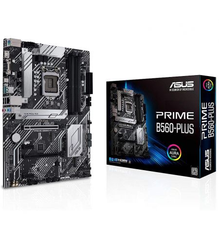 Материнская плата ASUS PRIME B560-PLUS Intel B560, LGA1200, Dual DDR4 4600MHz, PCI-E 4.0/3.0 x16, D-Sub/Display Port/HDMI, USB3.2, USB Type-C, M.2 PCIe 4.0 x4 Socket, Intel Optane memory ready, SB 8-Ch., GigabitLAN, LED lighting Материнская плата ASUS PRIME B560-PLUS Intel B560, LGA1200, Dual DDR4 4600MHz, PCI-E 4.0/3.0 x16, D-Sub/Display Port/HDMI, USB3.2, USB Type-C, M.2 PCIe 4.0 x4 Socket, Intel Optane memory ready, SB 8-Ch., GigabitLAN, LED lighting