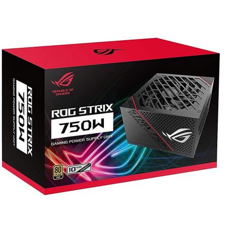 Блок питания 750W ATX Power supply ASUS ROG-STRIX-750G, 750W, 80 Plus Gold, EPS12V, ROG heatsinks, 135mm Axial-tech fan, dual ball fan bearings, 0dB technology, fully modular cables Блок питания 750W ATX Power supply ASUS ROG-STRIX-750G, 750W, 80 Plus Gold, EPS12V, ROG heatsinks, 135mm Axial-tech fan, dual ball fan bearings, 0dB technology, fully modular cables