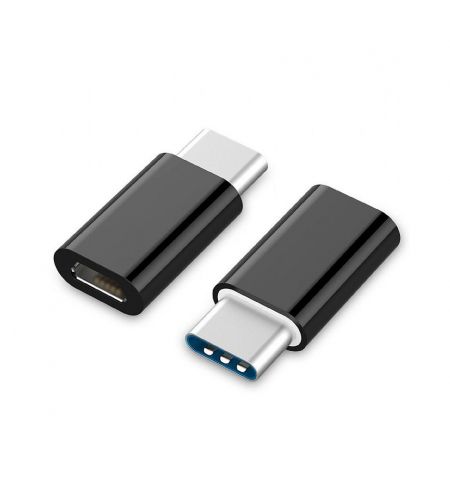 Gembird A-USB2-CMmF-01, Adapter micro USB-Type-C, micro USB2.0 to Type-C adapter, Micro USB (female) to USB type-C (male)