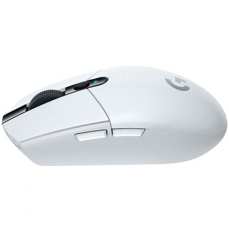 Мышь беспроводная Logitech Gaming Mouse G305 Lightspeed Wireless White, High-speed, Hero Gaming Sensor,  6 Programmable buttons, 200-12000 dpi, 1ms report rate, White, 910-005291 Мышь беспроводная Logitech Gaming Mouse G305 Lightspeed Wireless White, High-speed, Hero Gaming Sensor,  6 Programmable buttons, 200-12000 dpi, 1ms report rate, White, 910-005291