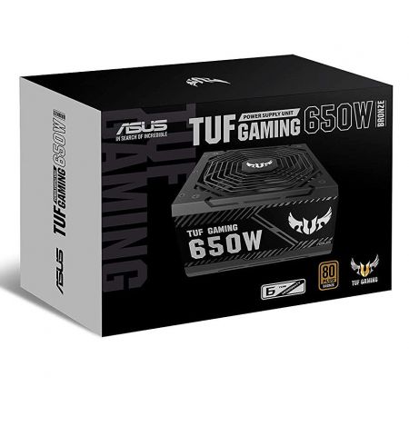 Блок питания 650W ATX Power supply ASUS TUF-GAMING-650B, 650W, 80 Plus Bronze, EPS12V, Military-grade Certification, Dual ball Fan Bearings, Protective PCB Coating, 135mm Axial-tech Fan, 0dB Technology, Sleeved Cables Блок питания 650W ATX Power supply ASUS TUF-GAMING-650B, 650W, 80 Plus Bronze, EPS12V, Military-grade Certification, Dual ball Fan Bearings, Protective PCB Coating, 135mm Axial-tech Fan, 0dB Technology, Sleeved Cables