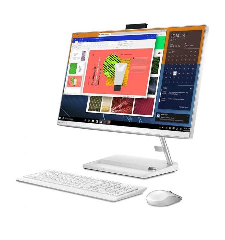 Компьютер моноблок 23.8 Lenovo IdeaCentre AIO 3 24ITL6 White, Intel Core i5-1135G7 2.4-4.2GHz/8GB DDR4/SSD 512GB/Intel UHD Graphics/Webcam HD/Speakers 2x2W/WiFi 802.11AX+BT 5.0/Gigabit LAN/23.8 FullHD IPS (1920x1080)/Wireless Keyboard&Mouse/No OS / F0G000 Компьютер моноблок 23.8 Lenovo IdeaCentre AIO 3 24ITL6 White, Intel Core i5-1135G7 2.4-4.2GHz/8GB DDR4/SSD 512GB/Intel UHD Graphics/Webcam HD/Speakers 2x2W/WiFi 802.11AX+BT 5.0/Gigabit LAN/23.8 FullHD IPS (1920x1080)/Wireless Keyboard&Mouse/No OS / F0G000