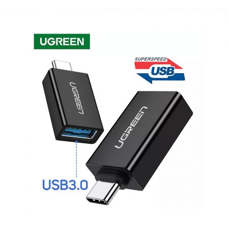 UGREEN USB-C to USB 3.0 A Female Adapter, Black UGREEN USB-C to USB 3.0 A Female Adapter, Black