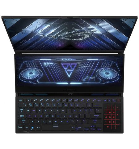 Ноутбук 16.0 ASUS ROG Zephyrus Duo 16 GX650RX, AMD Ryzen 9 6900HX 3.3-4.9GHz/32GB DDR5/4TB SSD M.2 NVMe/GeForce RTX3080Ti 16GB GDDR6/WiFi 6 802.11ax/BT5.2/USB Type C/HDMI/Backlit RGB Keyb/16.0 4K WQXGA Mini LED-backlit 165Hz Ноутбук 16.0 ASUS ROG Zephyrus Duo 16 GX650RX, AMD Ryzen 9 6900HX 3.3-4.9GHz/32GB DDR5/4TB SSD M.2 NVMe/GeForce RTX3080Ti 16GB GDDR6/WiFi 6 802.11ax/BT5.2/USB Type C/HDMI/Backlit RGB Keyb/16.0 4K WQXGA Mini LED-backlit 165Hz
