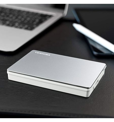 Внешний жесткий диск 2.5 2TB External HDD Toshiba Canvio Flex HDTX120ESCAA, Silver, USB 3.2 Gen 1 Внешний жесткий диск 2.5 2TB External HDD Toshiba Canvio Flex HDTX120ESCAA, Silver, USB 3.2 Gen 1