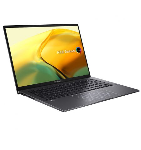 Ноутбук 14 ASUS ZenBook 14 OLED UM3402 Black, AMD Ryzen 7 5825U 2.0-4.5Ghz/16GB/SSD 1TB M.2 NVMe/AMD Radeon Graphics/WiFi 6E 802.11ax/BT5.0/HDMI/HD WebCam/Illum. Keyb./Number Pad/14 IPS OLED WQXGA+ NanoEdge 400nits Ноутбук 14 ASUS ZenBook 14 OLED UM3402 Black, AMD Ryzen 7 5825U 2.0-4.5Ghz/16GB/SSD 1TB M.2 NVMe/AMD Radeon Graphics/WiFi 6E 802.11ax/BT5.0/HDMI/HD WebCam/Illum. Keyb./Number Pad/14 IPS OLED WQXGA+ NanoEdge 400nits