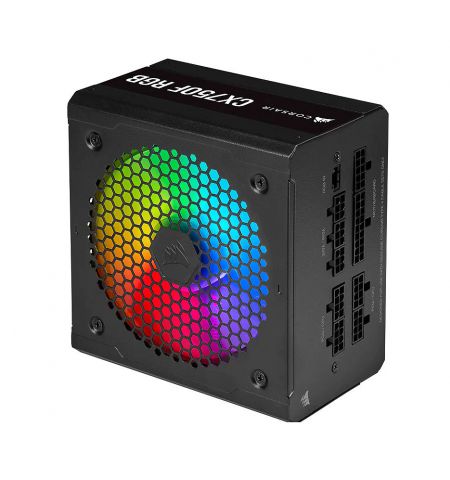 Блок питания 750W ATX Power supply CORSAIR CX Series CX750F RGB, 750W, 80 PLUS Bronze, EPS12V, 120mm RGB Rifle bearing fan, fully modular cables Блок питания 750W ATX Power supply CORSAIR CX Series CX750F RGB, 750W, 80 PLUS Bronze, EPS12V, 120mm RGB Rifle bearing fan, fully modular cables