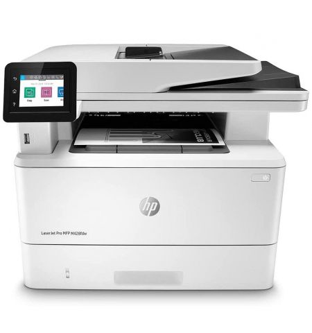 МФУ лазерное HP LaserJet Pro MFP M428dw White, A4, 38ppm, 256MB, Duplex, 50 sheet ADF, 1200dpi, 2.7" touch display, up to 80000 pag, WiFi Direct, Hi-Speed USB 2.0, Gigabit Ethernet, Wireless, PCL 5,6;Postcript 3,ePrint,AirPrint МФУ лазерное HP LaserJet Pro MFP M428dw White, A4, 38ppm, 256MB, Duplex, 50 sheet ADF, 1200dpi, 2.7" touch display, up to 80000 pag, WiFi Direct, Hi-Speed USB 2.0, Gigabit Ethernet, Wireless, PCL 5,6;Postcript 3,ePrint,AirPrint