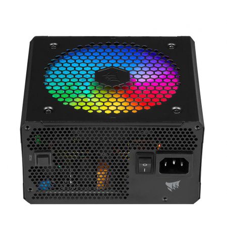 Блок питания 750W ATX Power supply CORSAIR CX Series CX750F RGB, 750W, 80 PLUS Bronze, EPS12V, 120mm RGB Rifle bearing fan, fully modular cables Блок питания 750W ATX Power supply CORSAIR CX Series CX750F RGB, 750W, 80 PLUS Bronze, EPS12V, 120mm RGB Rifle bearing fan, fully modular cables