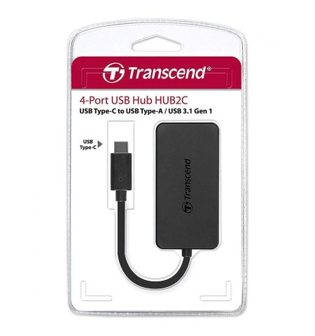 Transcend TS-HUB2C, Hub 4-port USB Type-C