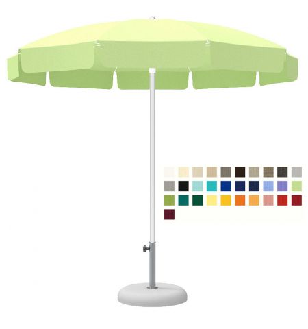 Зонт CREMA POSEIDON PO20 (Италия), диаметр 200 cм с полями (с воланом) + Ветрозащитный купол + Чехол из PVC + опора (80 см) для установки в утяжеляющую базу + База для зонта B23 (35kg) (Зонт для сада террасы бассейна) Зонт CREMA POSEIDON PO20 (Италия), диаметр 200 cм с полями (с воланом) + Ветрозащитный купол + Чехол из PVC + опора (80 см) для установки в утяжеляющую базу + База для зонта B23 (35kg) (Зонт для сада террасы бассейна)