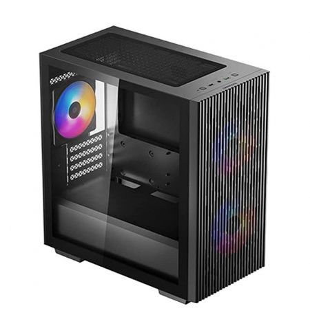Корпус Case Middletower Deepcool MATREXX 40 3FS Micro-ATX Black no PSU, Side Window, 1xUSB3.0/ 1xUSB2.0/ Audio Pre-installed: 3x120mm tri-color fan Корпус Case Middletower Deepcool MATREXX 40 3FS Micro-ATX Black no PSU, Side Window, 1xUSB3.0/ 1xUSB2.0/ Audio Pre-installed: 3x120mm tri-color fan