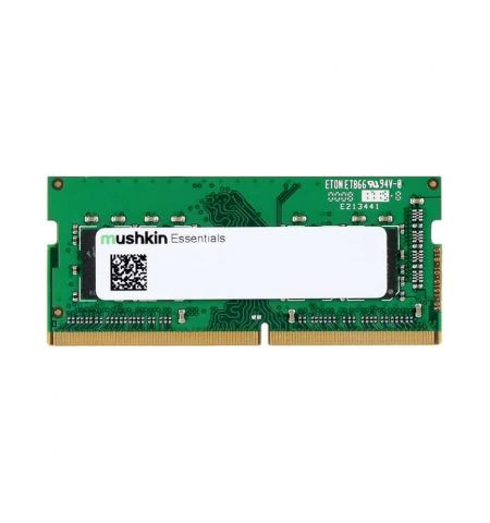 Оперативная память 16GB SODIMM DDR4 Dual-Channel Kit Mushkin Essentials MES4S320NF8GX2 16GB (2x8GB) DDR4 PC4-25600 3200MHz CL22, 1.2V, Retail (memorie/память)