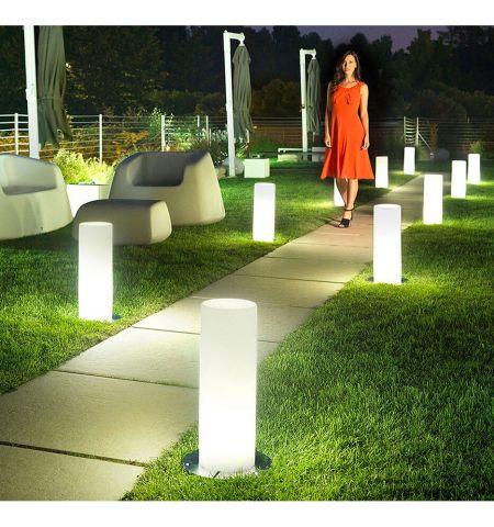 Уличный светильник столбик LYXO VERTIGO Column H 170 cm with Led tube Outdoor - wire - metal base - moq. 2 pcs on pallet LA307-HOR170