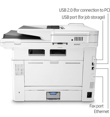МФУ лазерное HP LaserJet Pro MFP M428dw White, A4, 38ppm, 256MB, Duplex, 50 sheet ADF, 1200dpi, 2.7" touch display, up to 80000 pag, WiFi Direct, Hi-Speed USB 2.0, Gigabit Ethernet, Wireless, PCL 5,6;Postcript 3,ePrint,AirPrint МФУ лазерное HP LaserJet Pro MFP M428dw White, A4, 38ppm, 256MB, Duplex, 50 sheet ADF, 1200dpi, 2.7" touch display, up to 80000 pag, WiFi Direct, Hi-Speed USB 2.0, Gigabit Ethernet, Wireless, PCL 5,6;Postcript 3,ePrint,AirPrint
