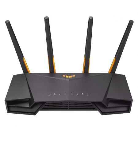 Беспроводной WiFi роутер ASUS TUF Gaming AX3000 Dual Band WiFi 6 Gaming Router, WiFi 6 802.11ax Mesh System, AX3000 574 Mbps+2402 Mbps, AiMesh, dual-band 2.4GHz/5GHz for up to super-fast 3Gbps, dedicated Gaming Port, WAN:1xRJ45 LAN: 4xRJ45 10/100/1000, US Беспроводной WiFi роутер ASUS TUF Gaming AX3000 Dual Band WiFi 6 Gaming Router, WiFi 6 802.11ax Mesh System, AX3000 574 Mbps+2402 Mbps, AiMesh, dual-band 2.4GHz/5GHz for up to super-fast 3Gbps, dedicated Gaming Port, WAN:1xRJ45 LAN: 4xRJ45 10/100/1000, US
