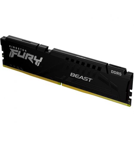 Оперативная Память 16GB DDR5 Kingston HyperX FURY Beast Black KF560C40BB-16 PC5-48000 6000MHz CL40, Retail