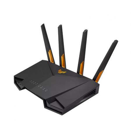 Беспроводной WiFi роутер ASUS TUF Gaming AX3000 Dual Band WiFi 6 Gaming Router, WiFi 6 802.11ax Mesh System, AX3000 574 Mbps+2402 Mbps, AiMesh, dual-band 2.4GHz/5GHz for up to super-fast 3Gbps, dedicated Gaming Port, WAN:1xRJ45 LAN: 4xRJ45 10/100/1000, US Беспроводной WiFi роутер ASUS TUF Gaming AX3000 Dual Band WiFi 6 Gaming Router, WiFi 6 802.11ax Mesh System, AX3000 574 Mbps+2402 Mbps, AiMesh, dual-band 2.4GHz/5GHz for up to super-fast 3Gbps, dedicated Gaming Port, WAN:1xRJ45 LAN: 4xRJ45 10/100/1000, US