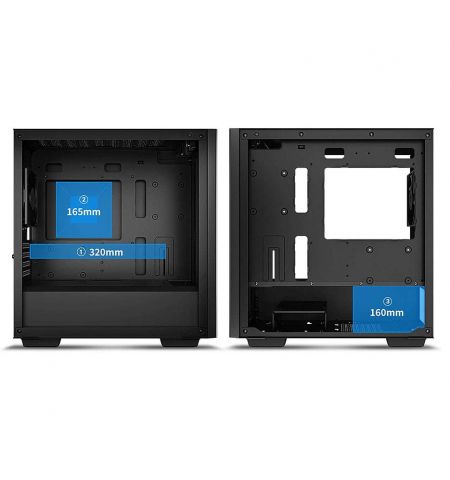Корпус Case Middletower Deepcool MATREXX 40 3FS Micro-ATX Black no PSU, Side Window, 1xUSB3.0/ 1xUSB2.0/ Audio Pre-installed: 3x120mm tri-color fan Корпус Case Middletower Deepcool MATREXX 40 3FS Micro-ATX Black no PSU, Side Window, 1xUSB3.0/ 1xUSB2.0/ Audio Pre-installed: 3x120mm tri-color fan