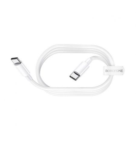 Кабель Borofone BX44 Type-C to Type-C high-energy 100W charging data cable (2m), white 737212 Кабель Borofone BX44 Type-C to Type-C high-energy 100W charging data cable (2m), white 737212