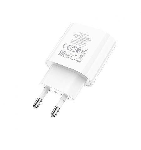 Зарядное устройство Hoco C94A Metro single port PD20W charger(EU) Type-C, white 762177 Зарядное устройство Hoco C94A Metro single port PD20W charger(EU) Type-C, white 762177