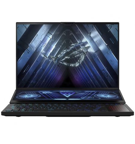 Ноутбук 16.0 ASUS ROG Zephyrus Duo 16 GX650RX, AMD Ryzen 9 6900HX 3.3-4.9GHz/32GB DDR5/4TB SSD M.2 NVMe/GeForce RTX3080Ti 16GB GDDR6/WiFi 6 802.11ax/BT5.2/USB Type C/HDMI/Backlit RGB Keyb/16.0 4K WQXGA Mini LED-backlit 165Hz Ноутбук 16.0 ASUS ROG Zephyrus Duo 16 GX650RX, AMD Ryzen 9 6900HX 3.3-4.9GHz/32GB DDR5/4TB SSD M.2 NVMe/GeForce RTX3080Ti 16GB GDDR6/WiFi 6 802.11ax/BT5.2/USB Type C/HDMI/Backlit RGB Keyb/16.0 4K WQXGA Mini LED-backlit 165Hz