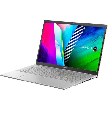 Ноутбук 15.6 ASUS VivoBook OLED K513EA Hearty Gold Metal Case, Intel i3-1125G4 2.0-3.7GHz/8GB/SSD 256GB/Intel UHD Graphics/WiFi 6 802.11ax/BT5.0/USB Type C/HDMI/HD WebCam/Illuminated Keyb./15.6 FHD OLED NanoEdge Anti-glare Ноутбук 15.6 ASUS VivoBook OLED K513EA Hearty Gold Metal Case, Intel i3-1125G4 2.0-3.7GHz/8GB/SSD 256GB/Intel UHD Graphics/WiFi 6 802.11ax/BT5.0/USB Type C/HDMI/HD WebCam/Illuminated Keyb./15.6 FHD OLED NanoEdge Anti-glare