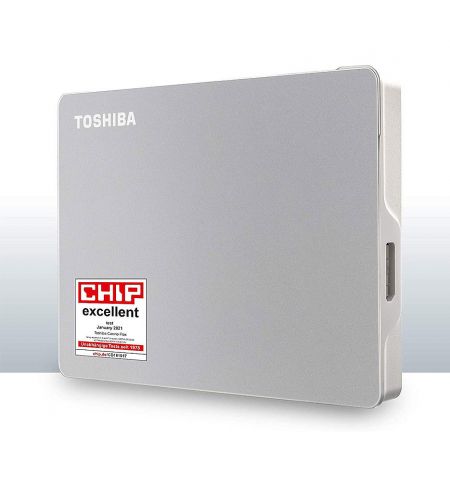 Внешний жесткий диск 2.5 2TB External HDD Toshiba Canvio Flex HDTX120ESCAA, Silver, USB 3.2 Gen 1 Внешний жесткий диск 2.5 2TB External HDD Toshiba Canvio Flex HDTX120ESCAA, Silver, USB 3.2 Gen 1