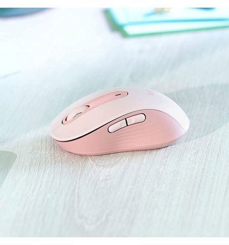 Мышь беспроводная Logitech M650 Wireless Mouse, Signature, SmartWheel, SilentTouch Technology, Rubber grip, Multi-devic, 5 Programmable buttons, Rose, 910-006254 (mouse fara fir/беспроводная мышь) Мышь беспроводная Logitech M650 Wireless Mouse, Signature, SmartWheel, SilentTouch Technology, Rubber grip, Multi-devic, 5 Programmable buttons, Rose, 910-006254 (mouse fara fir/беспроводная мышь)