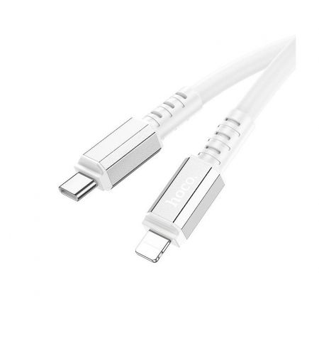 Кабель Hoco X85 iP Strength PD charging data cable, white 777416