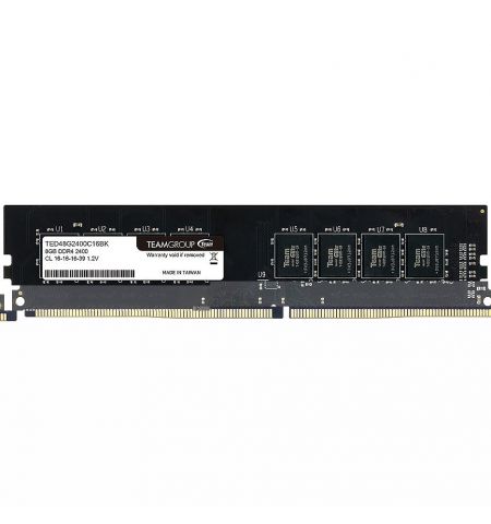 Оперативная память 8GB DDR4 Team Elite TED48G2400C1601 DDR4 8GB PC4-19200 2400MHz CL16, Retail (memorie/память)
