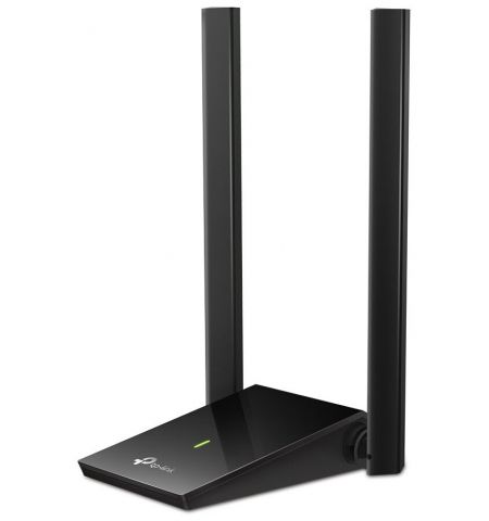 TP-LINK Archer T4U Plus AC1300 High Gain Dual Band Wi-Fi USB Adapter,SPEED: 867 Mbps at 5 GHz + 400 Mbps at 2.4 GHz,SPEC: 2× High Gain External Antenn