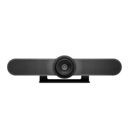 Logitech Video Conferencing System MeetUp, 4K Ultra HD (2160p 30fps),Field of View 120°, 5x HD zoom, Integrated microphone with 3 beamforming elements