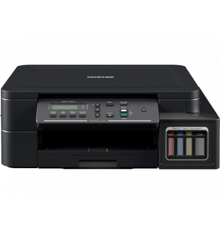 MFD Brother DCP-T310 + СНПЧ, Color Inkjet Printer/Scanner/Copier, 6000x1200 dpi, 12/6 ipm, Up to 1000 pages/month, Memory - 128MB, Tray - 150 sheets,