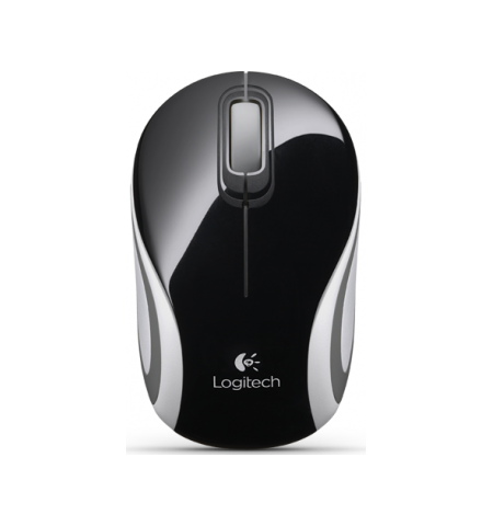 Logitech Wireless Mini Mouse M187 Black, Optical Mouse, Nano receiver, Black/White, Retail