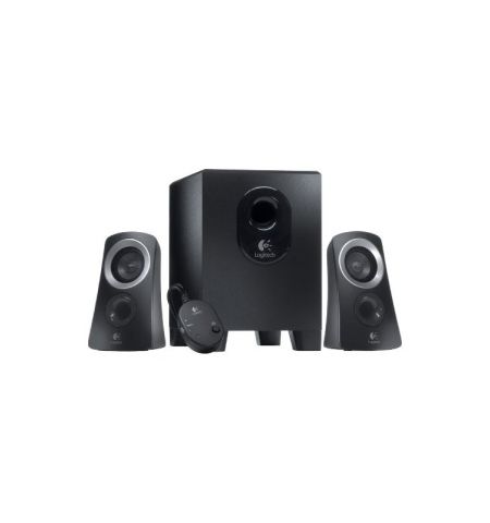 Speakers 2.1  Logitech Z313, 25W (15W + 2x5W)  3.5 mm input x 1, Headphone jack, Black