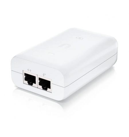 POE-at адаптер питания инжектор Ubiquiti POE+ Injector U-POE-AT, 802.3at, 48 Volt 0.65A, Delivers 30W of PoE+ (Sursa de alimentare PoE / блок питания (инжектор) PoE)