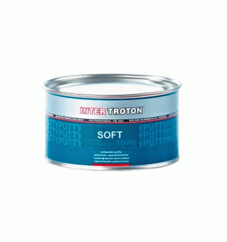 Шпатлевка мягкая полиэфирная INTER TROTON SOFT 1.8 kg