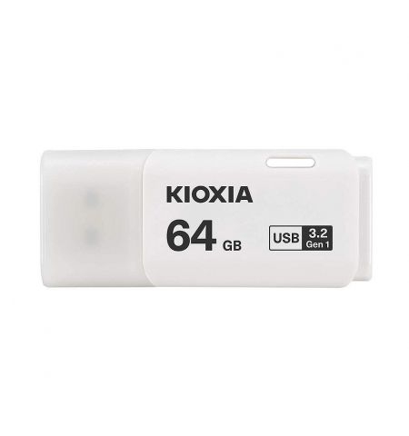Память USB Flash 64GB Kioxia TransMemory U301 White (Toshiba), Plastic, Small design (Read 70 MByte/s, Write 20 MByte/s), USB 3.2 (memorie portabila Flash USB/внешний накопитель флеш память USB)